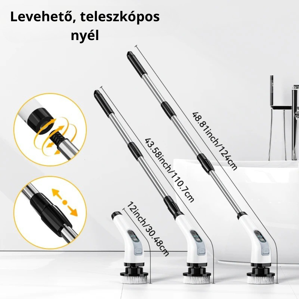 Vezeték nélküli elektromos tisztítókefe