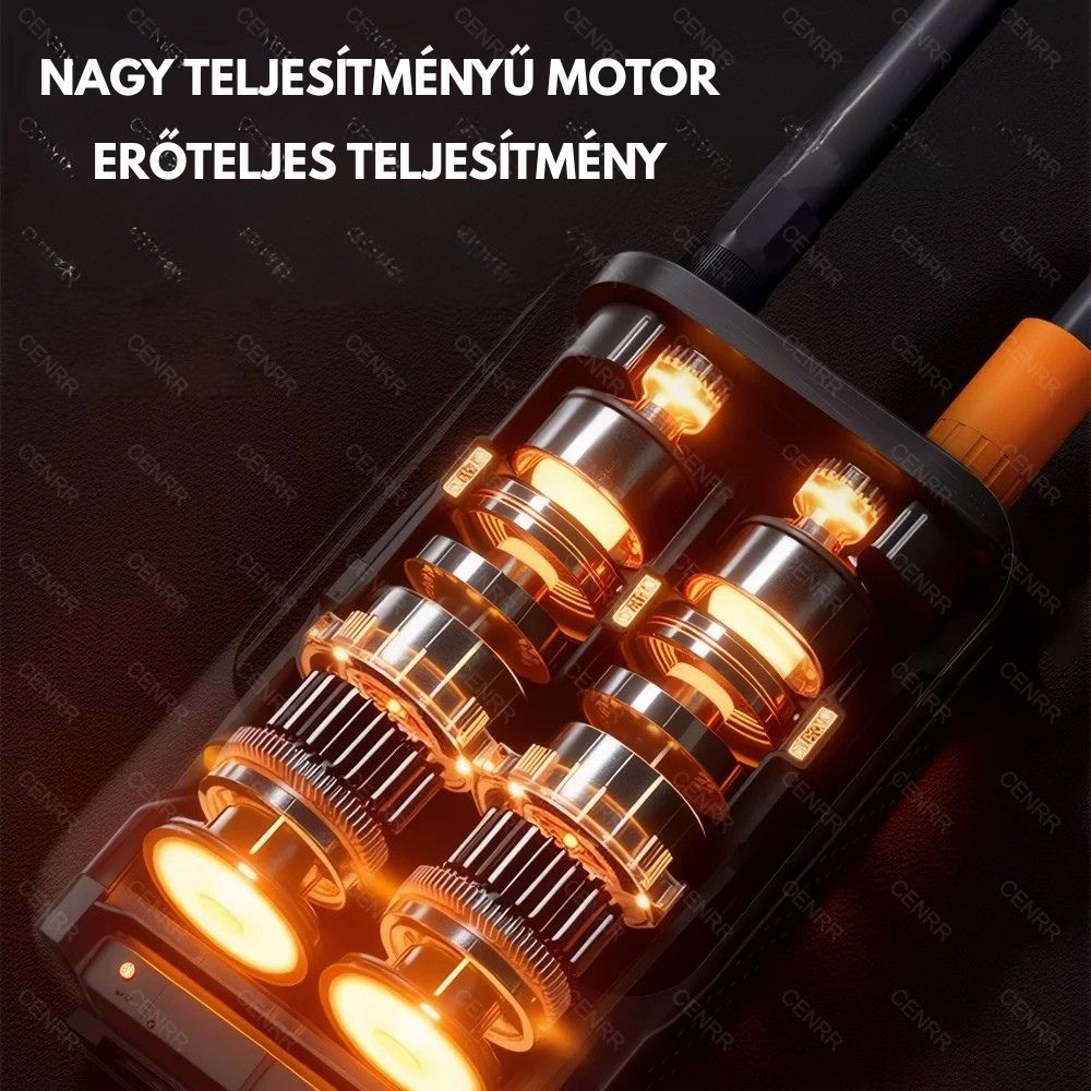 Hordozható elektromos kompresszor autóhoz, motorhoz, biciklihez és labdákhoz!