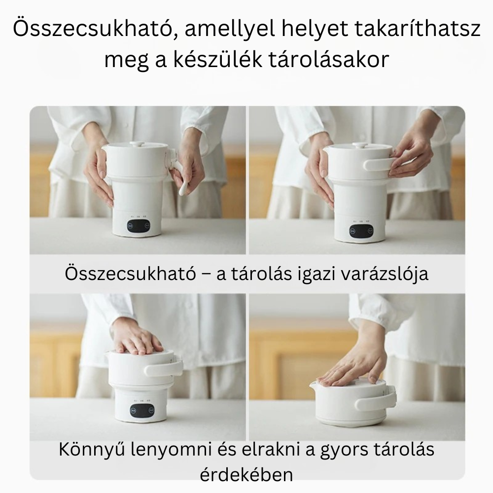 Összecsukható hordozható elektromos vízforraló 0.6L (220V)