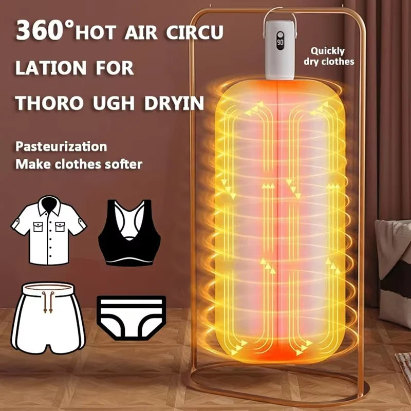 Hordozható Mini Ruhaszárító