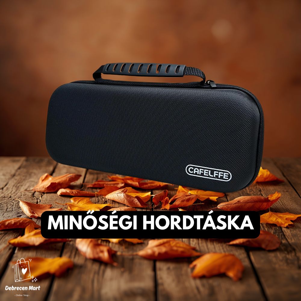 Hordozható mini kávéfőző - Új, digitális modell! 30 000 Ft felett ingyenes szállítás!