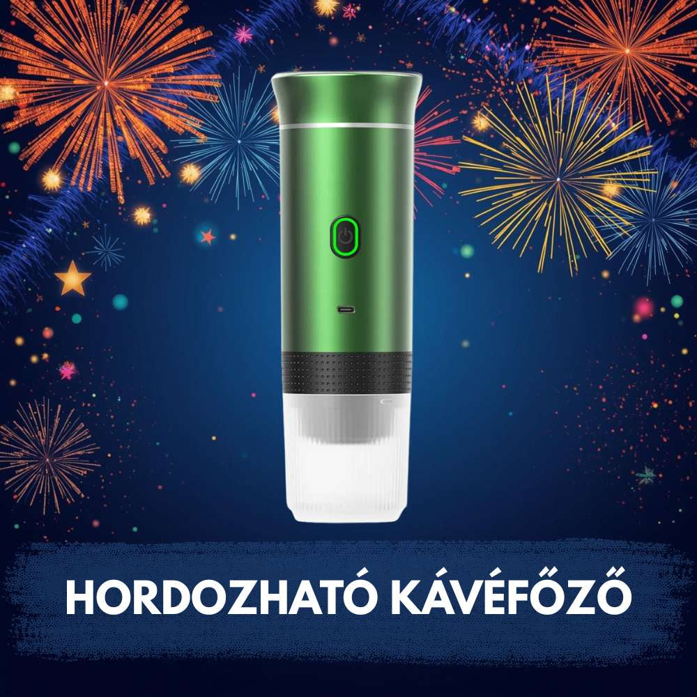 Hordozható mini kávéfőző