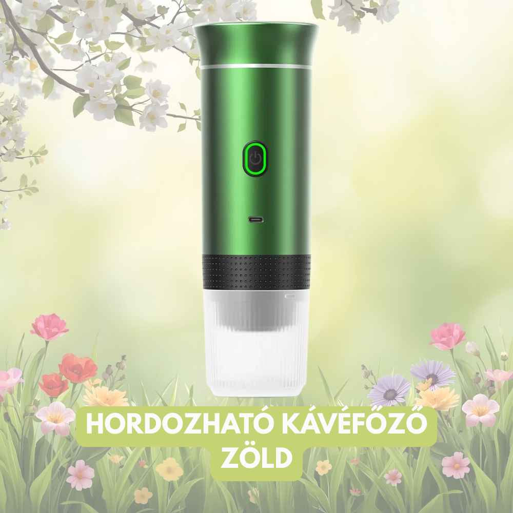 Hordozható mini kávéfőző