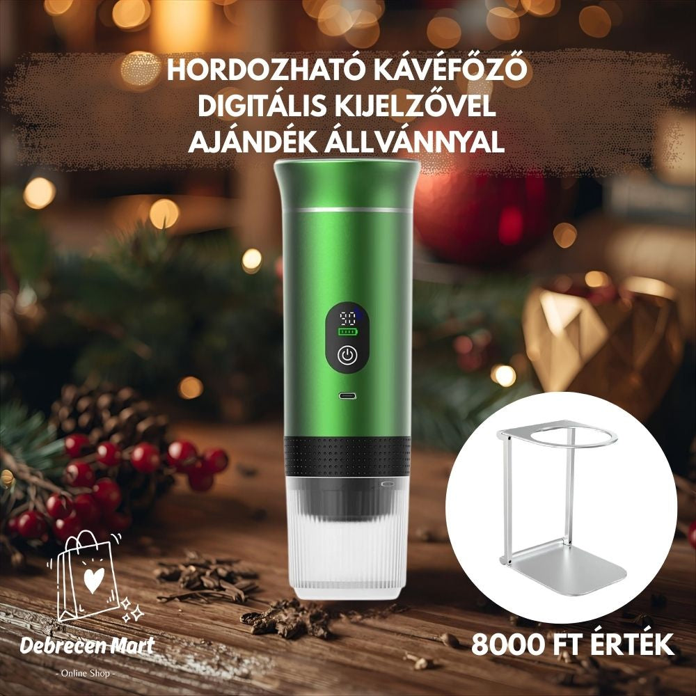 Hordozható mini kávéfőző INGYENES SZÁLLÍTÁS