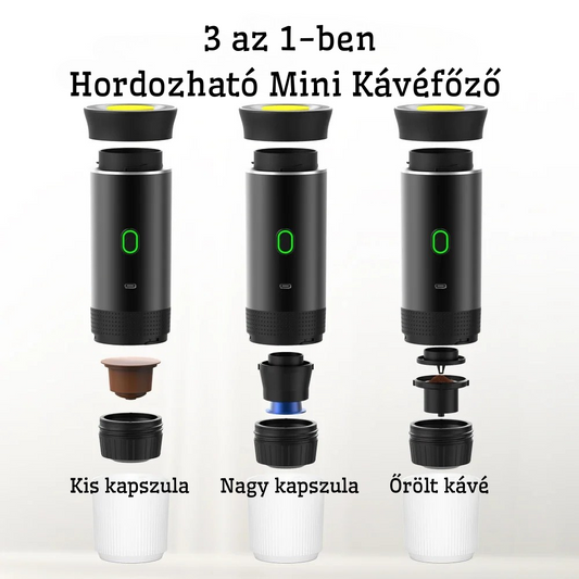Hordozható mini kávéfőző INGYENES SZÁLLÍTÁS