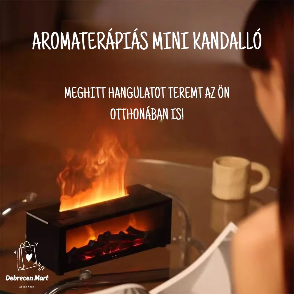 Aromaterápiás mini kandalló