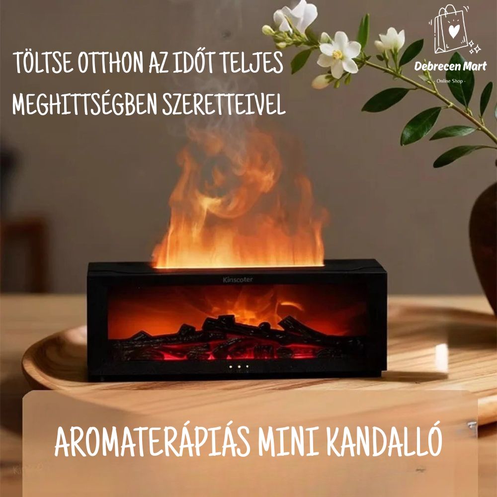 Aromaterápiás mini kandalló