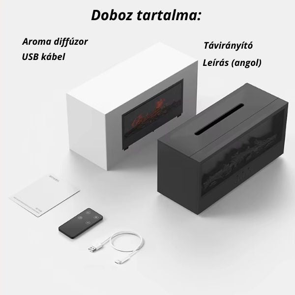 Aromaterápiás mini kandalló